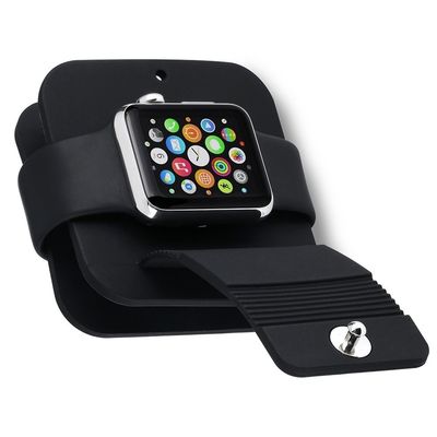 シリコーンIwatch 38MMのAppleの腕時計4のための充満ケーブルの巻取り機の立場のドック ケーブルのホールダーの札入れ箱の基盤42MM